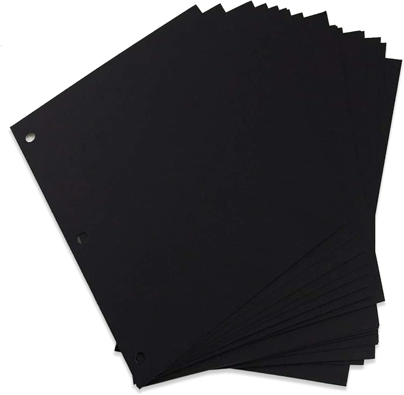 30pcs Schwarze Seiten für Boic Leinen Fotoalbum