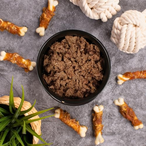 Lecker.Pet® | 22 x 150 g Josie's Feine Paté Reich an Kalb Hunde Nassfutter | Hochwertiges Hundefutter | Natürlich & ohne Zuckerzusätze | Reich an Proteinen & Fleisch | Getreidefrei & Glutenfrei