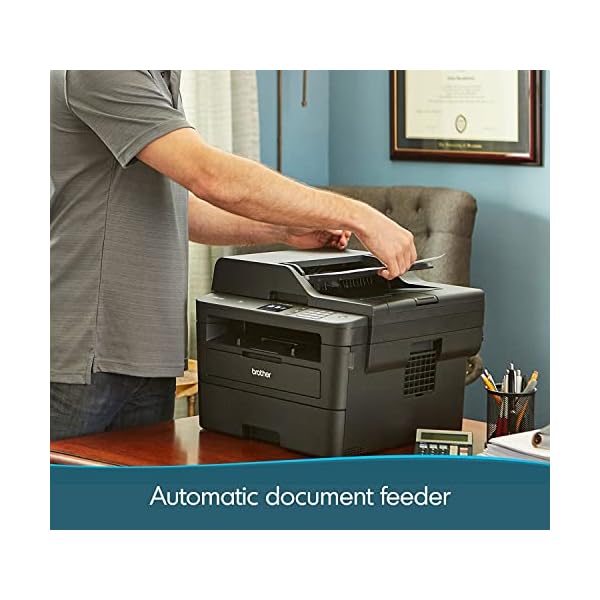 Brother MFCL2750DW AllinOne Wireless Monochrome Laser Printer