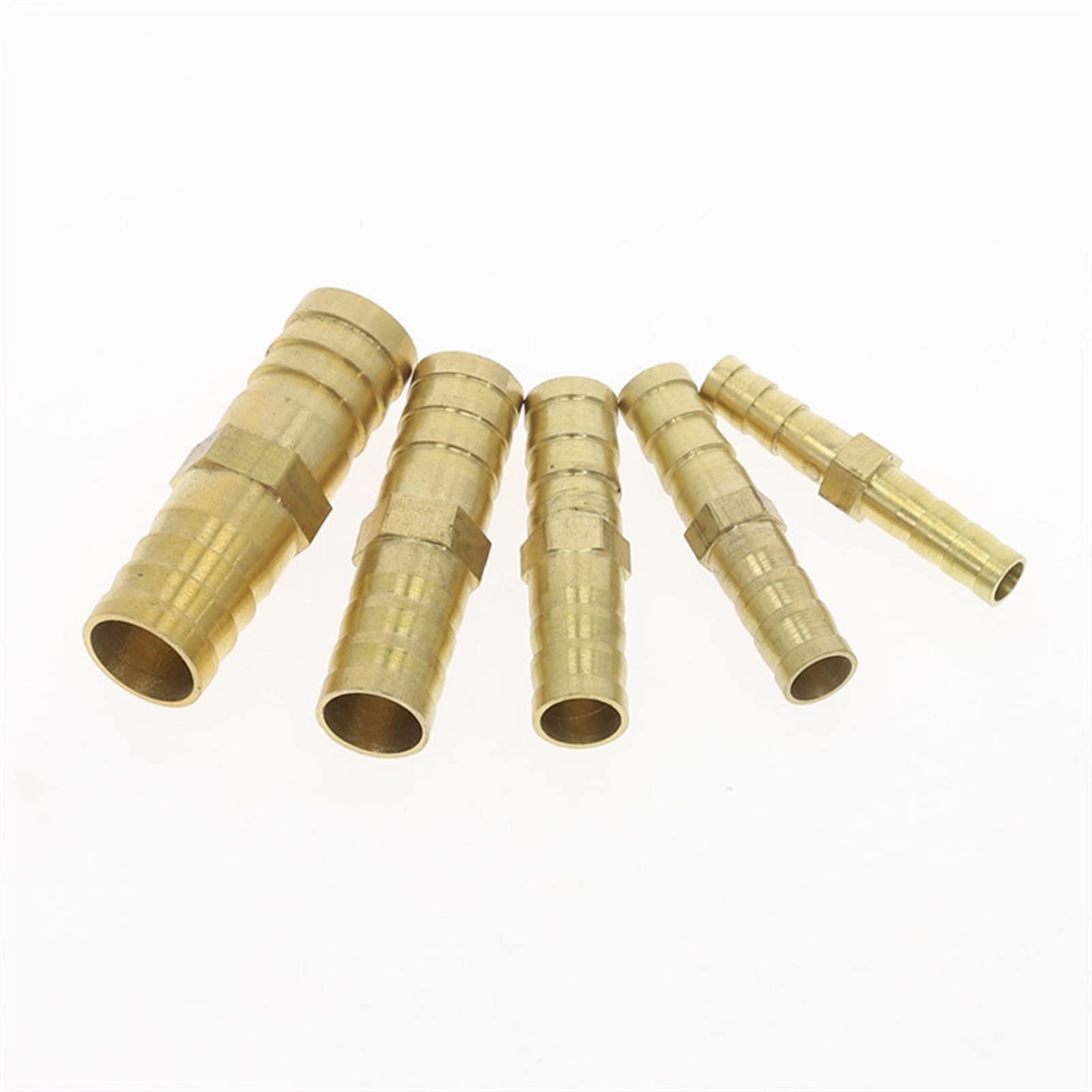 Adaptadores para tuberías, Conectores de acoplamiento, 1 pieza conexión tubería manguera recta latón, adaptador conector acoplador púas cobre y Gas iguales(25mm 16mm)