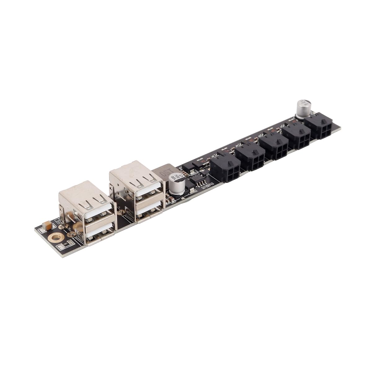 Panda Branch V1.0 Stromversorgungs-Erweiterungsplatine – 4 × 5 V USB-Anschlüsse (1–2,7 A einstellbar) + 24 V Eingang für Bambu-Lab X1C/X1E/P1S/P1P/A1/A1 Mini