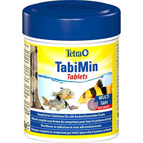 Tetra Tablets TabiMin - Alimento en pastillas para todos los peces de fondo, lata con 275 pastillas