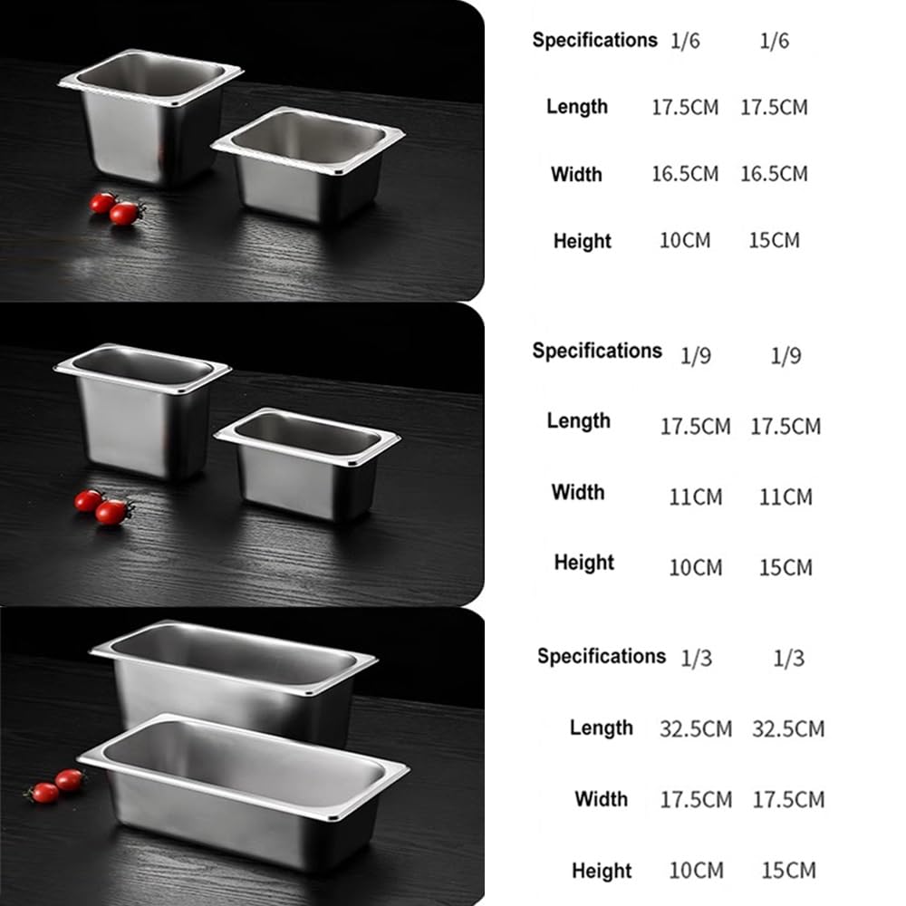 Soporte de cocina de acero inoxidable de 10 sartenes Set organizador de especias con tapas cucharas, 2 fila encimera inclinada estante de condimento, contenedores buffet titular para