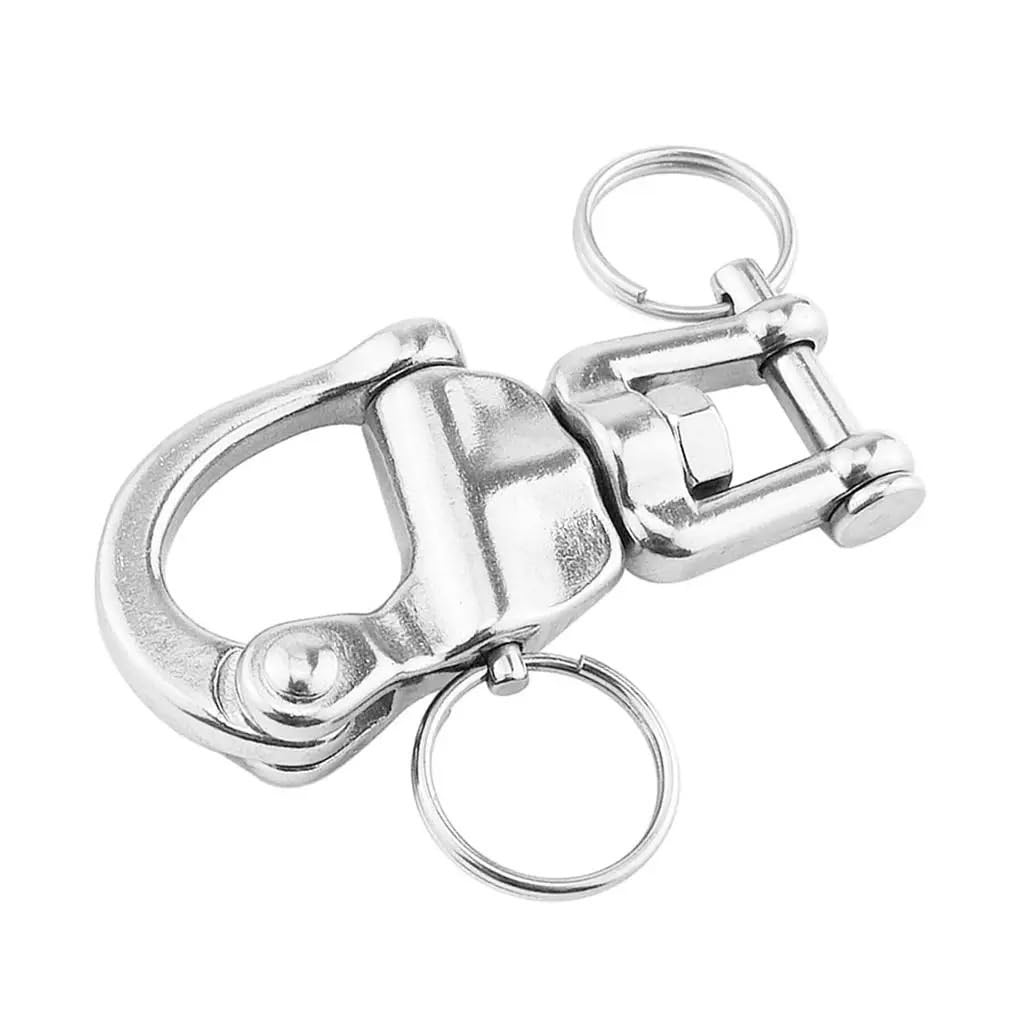 Schnellspanner mit drehbarem Ösen-Schnappschäkel aus Edelstahl 316