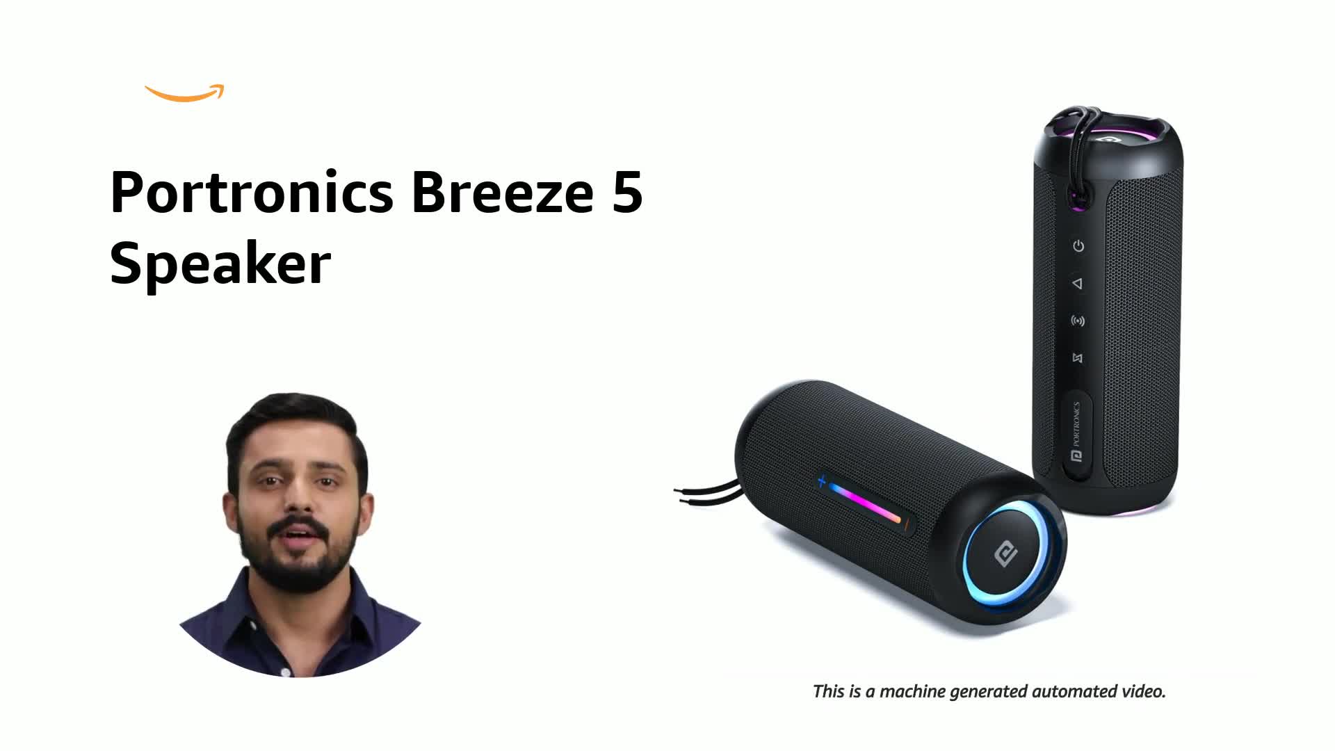 Portronics Breeze 5 25W Portable Wireless Bluetooth Speaker with