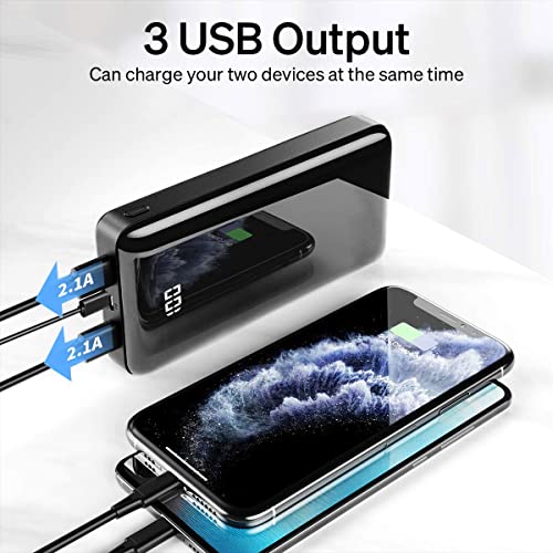 Bextoo Power Bank 30000mAh Huge Capacity Portable Charger, External Battery with USB-C Output & Input Ports, Fast Charging Battery Pack for Smartphone Samsung Huawei etc. - Image 6