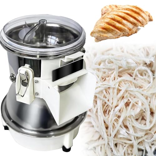 Picadora eléctrica de pechuga de pollo con motor de par grande y tapa transparente para una preparación eficiente de alimentos en el hogar y el restaurante