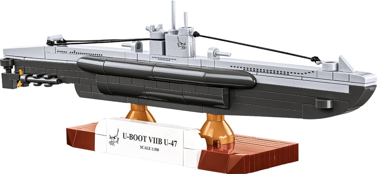 U-Boot VIIB U-47, 225 mm x 40 mm x 70 mm, Gray