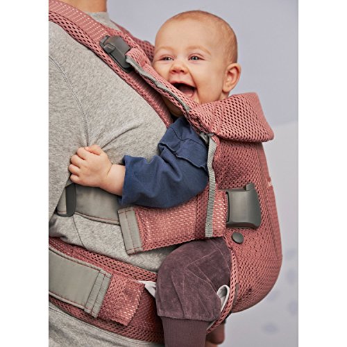 Babybjorn One Air babydrager vintage roze mesh model 2018 - Image 5