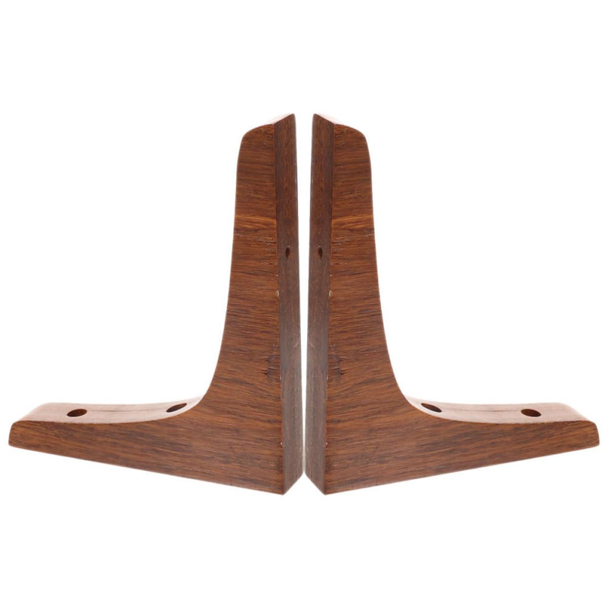 VALICLUD 2 Soportes de Estantería de Esquina en L de Madera, Alta Dureza y Resistente para Cocina y Almacenamiento, Soporte Decorativo para Estantes Flotantes de Pared