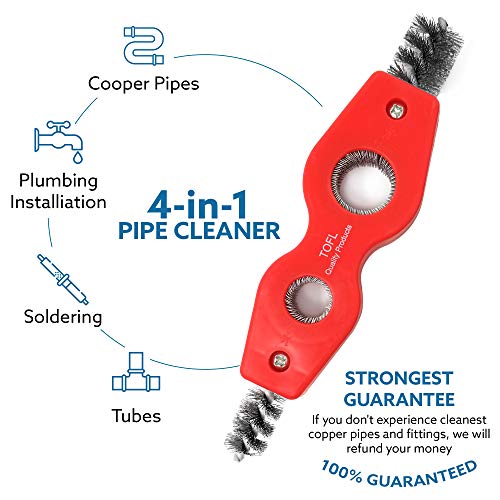 Copper Pipe Cleaner a 4In1 Plumber Brush Tested and Proven by