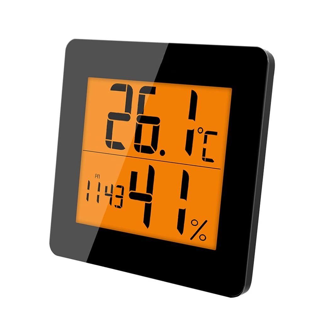 YFQHDD Digital Thermometer Hygrometer Electronic LCD Temperature Humidity Meter Weather Station Indoor Outdoor Clock