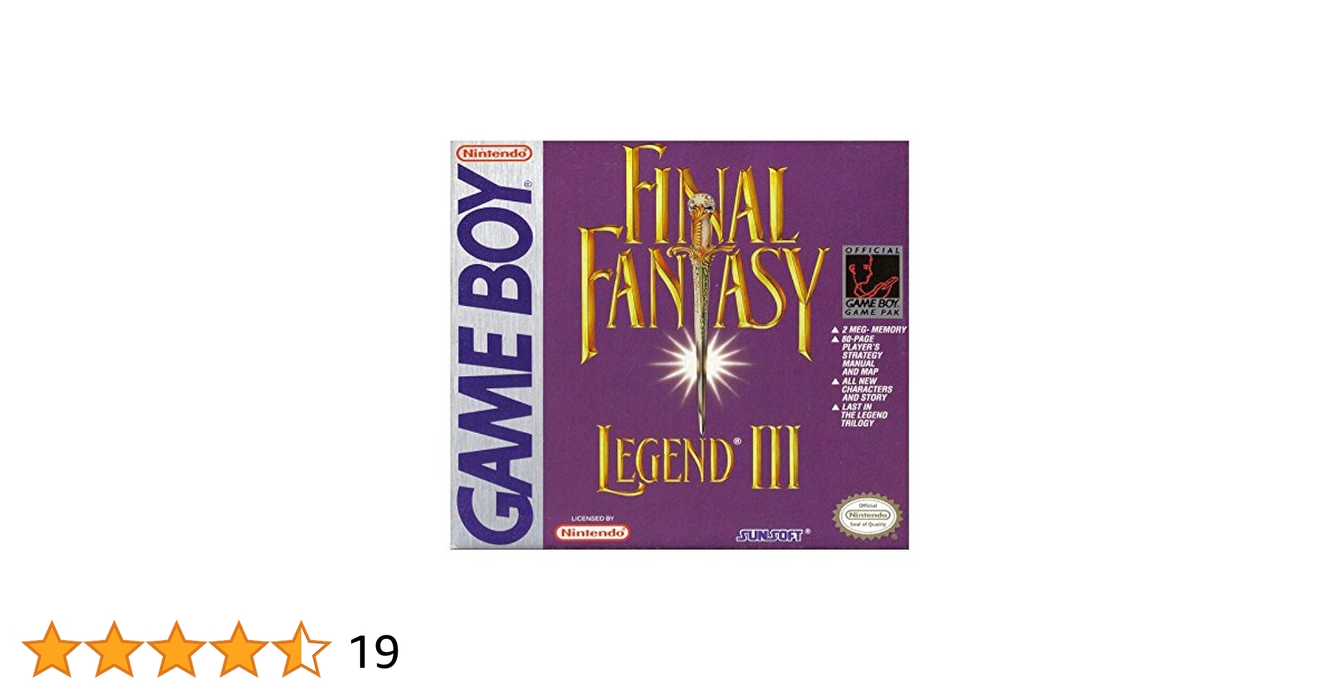 Amazon.co.jp: ファイナルファンタジーレジェンド(ゲームボーイ