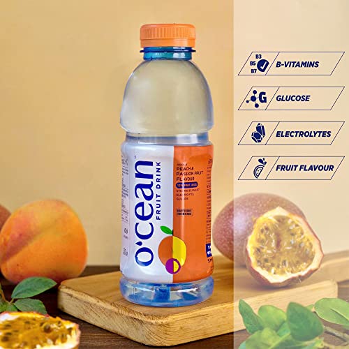 Image of Ocean Fruit Drink Peach 300 ML (Pack of 36)