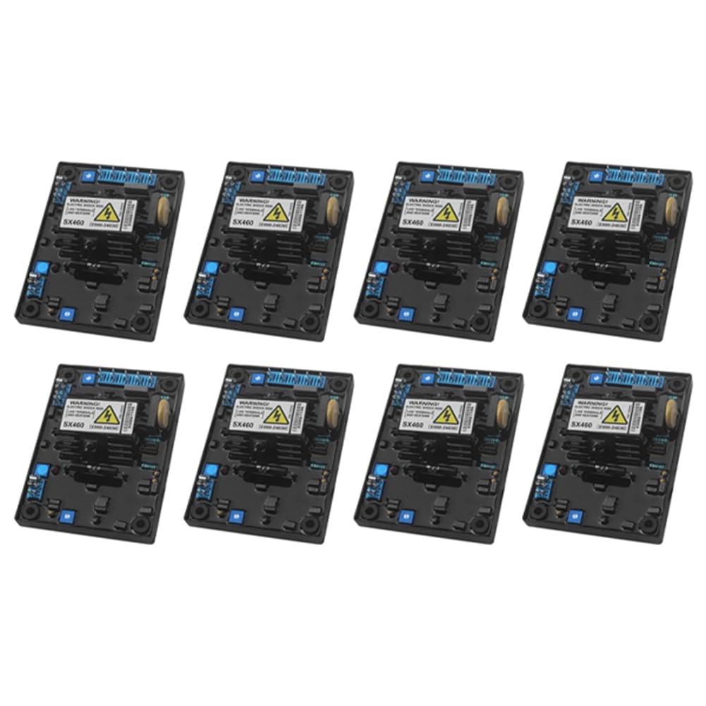 8 Piezas Nuevas SX460 para Generador AVR, Regulador de Voltaje Automático, Alternador, Estabilizador de Potencia