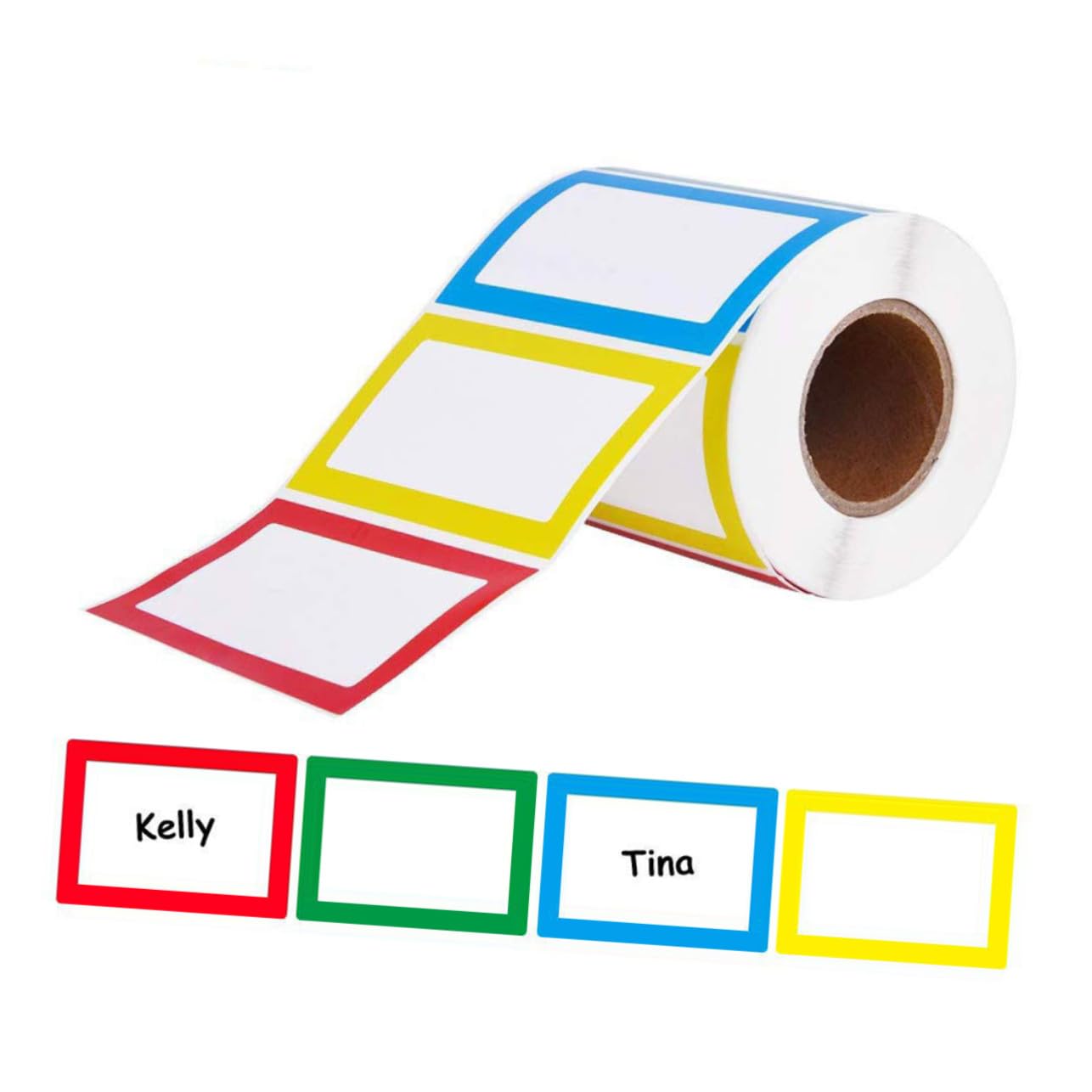 900 Pezzi Etichette Adesive Colorate Autoadesive per Nomi Prezzi e Organizzazione Casa Ufficio Scuola Resistenti e Facili da Scrivere