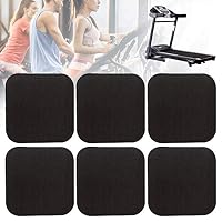 Tappetino Ammortizzante Per Tapis Roulant – 6 Cuscinetti Antiscivolo In PVC, Riduzione Rumore E Vibrazioni, Per Pavimenti In Legno E Moquette