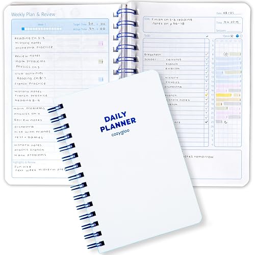 cozygloo Study Planner | Quarterly Plan | Daily 15 Weeks cozygloo Study Planner | Quarterly Plan | Daily 15 Weeks