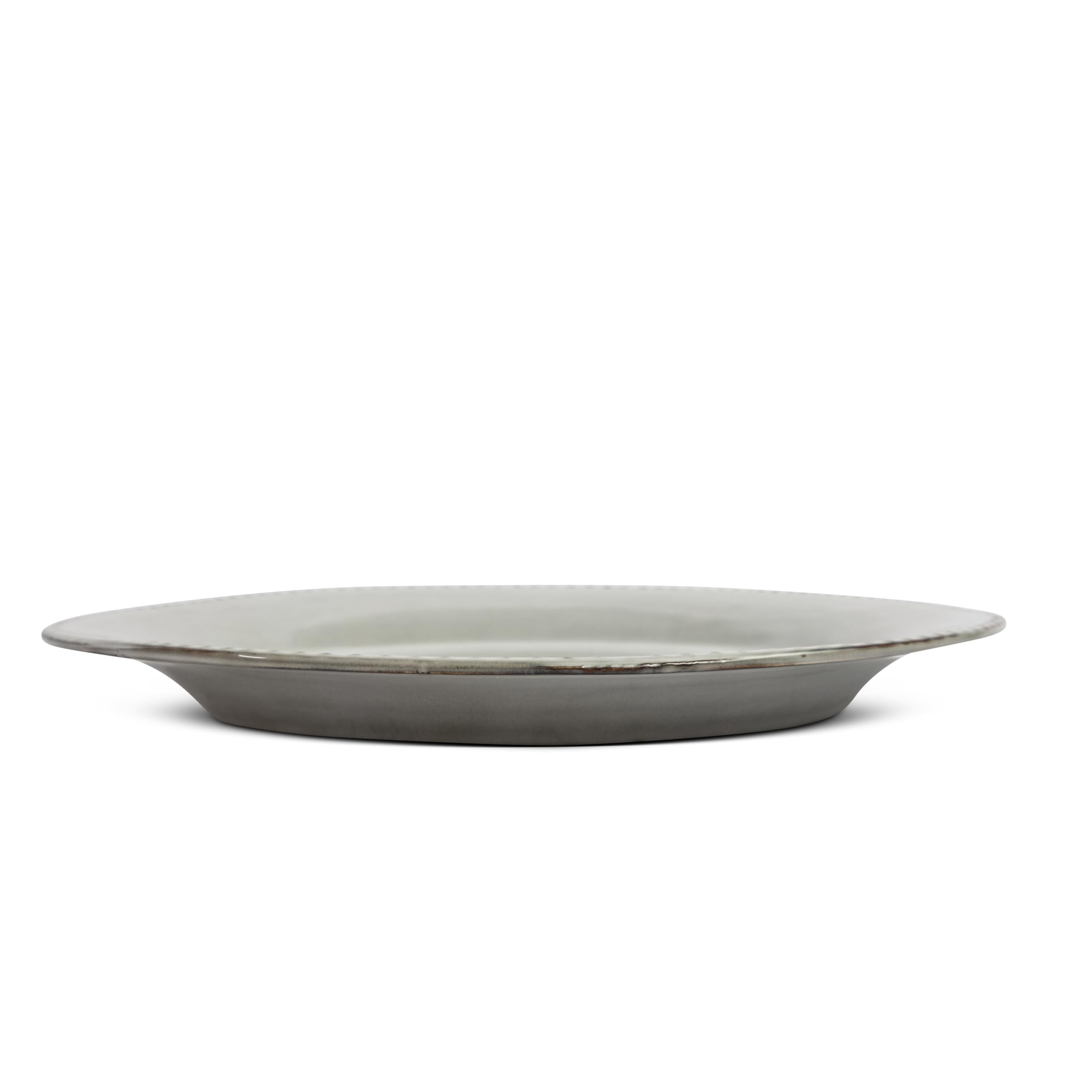 Vidi Piatto Platos de Cena Juego de 6 - Ø27,5 cm – Juego de platos de 6 piezas – Plato de desayuno – Vajilla para 6 personas - Blanco perla
