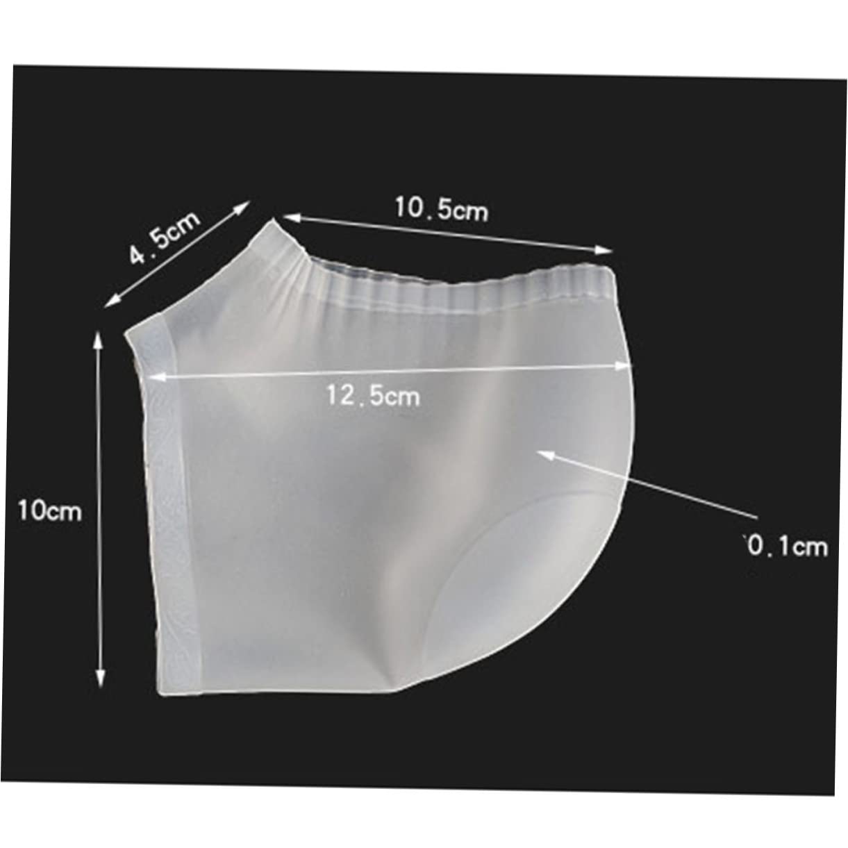 HAPINARY Heel Socks Women Silicone Heel Protectors 2 Pairs Foot Callous Softener Ankle Covers