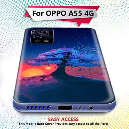 Image of Fashionury Designer Case for Oppo A55 - Printed Back Cover - D0050
