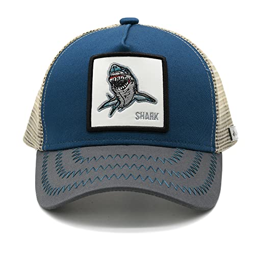 Waldeal Boys' Shark Trucker Hat, Adjustable Mesh Baseball Snapback Cap For Toddler #TOP1