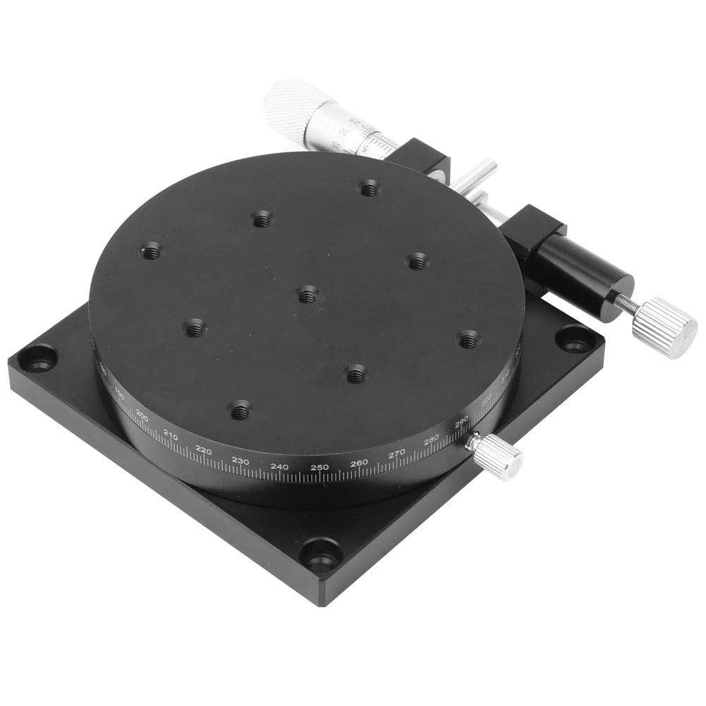 RSP90-L Linear Stage Tuning Platform with Micrometer Drive ?90mm Precision Rotation Table for Precision Positioning