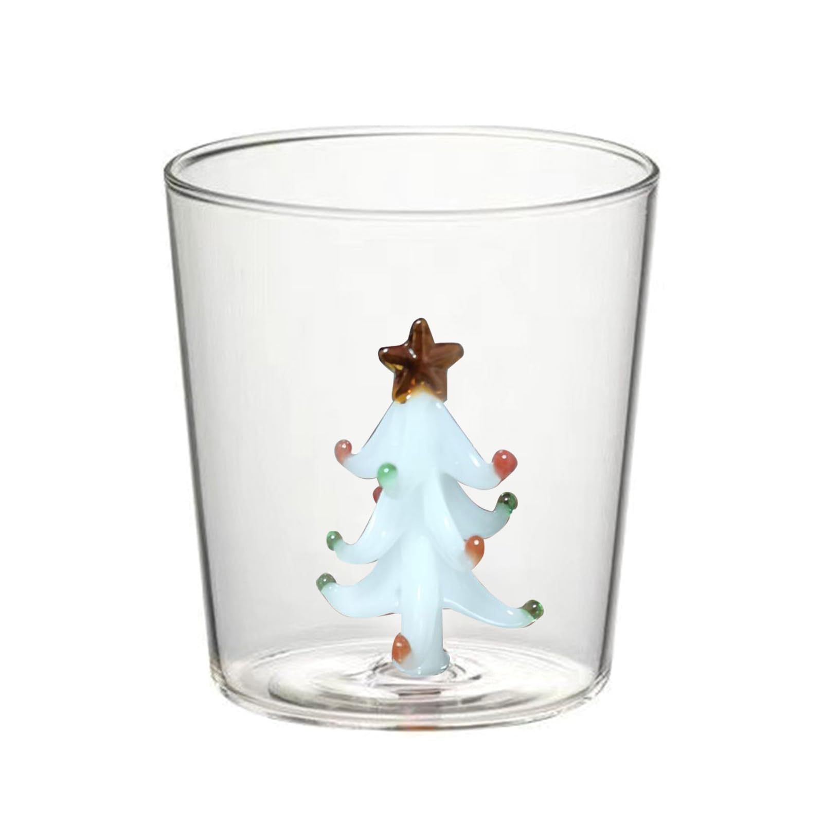 Yanwuwa White Jade Christmas Christmas Tree Wine Glass Wine Glasses Elegant Goblet Glass Vintage-Decor Festive-Atmosphere Gifts Christmas Tree Decorated Cup