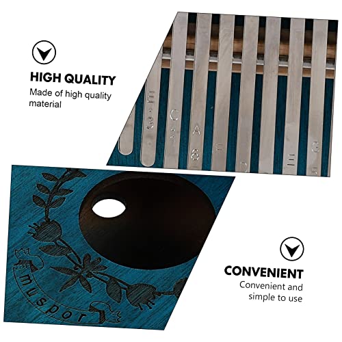 Mikinona 1 Set Musique Et Mini Touches Adultes Professionnel Mbira Piano Pratique Kalimba Bois Bleu Débutants Doigt… - Les Beatles, Paul McCartney, John Lennon, RIngo Starr, George Harrison Mikinona 1 Set Musique Et Mini Touches Adultes Professionnel Mbira Piano Pratique Kalimba Bois Bleu Débutants Doigt… – Image 5