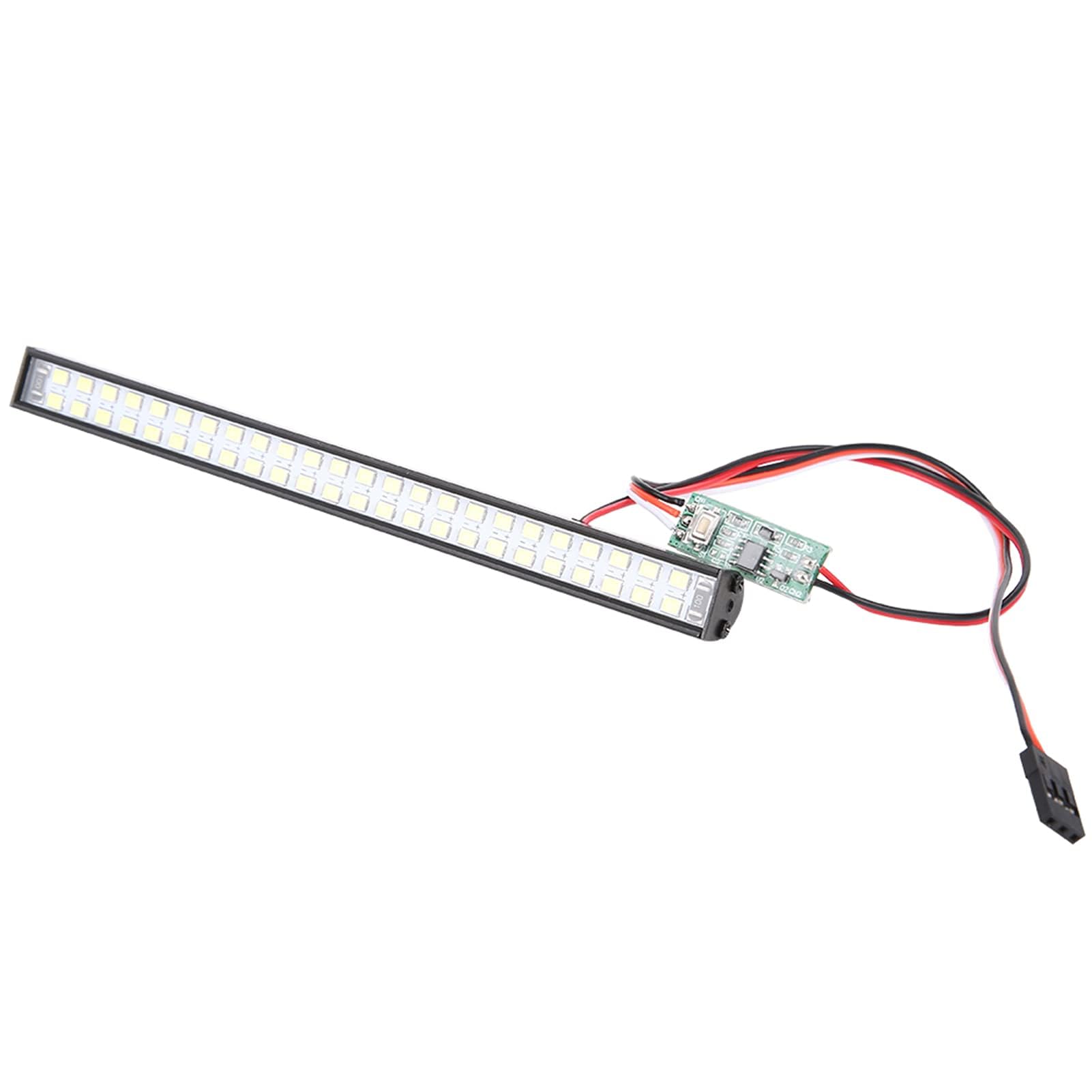 RC Dachlampe, 147 x 12 x 11,5 mm 48 Stück Lampenperlen RC Auto Dachlampe RC Crawler Universal LED Lichtleiste Teil Zubehör für RC Crawler Auto