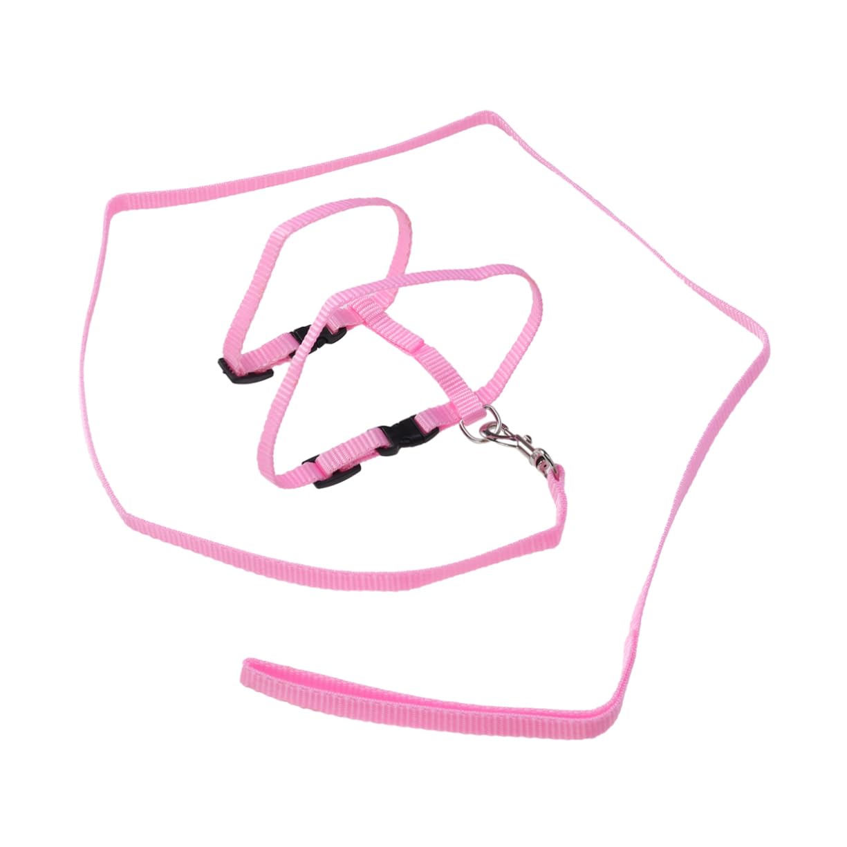 Happyyami Nylon Traction Rope for Cat Harness Pet Accessories Collar Leash Safe for Indoor Cats to Explore Outdoors