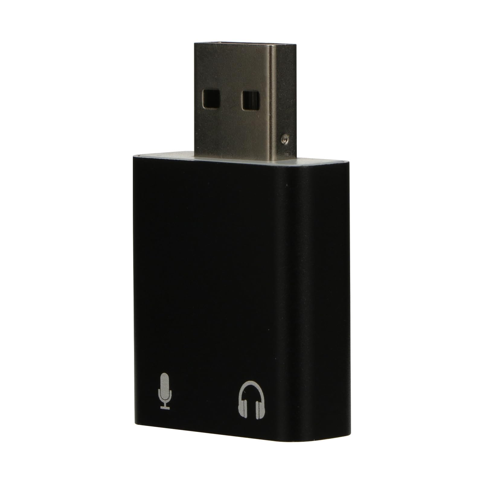 USB Audio Adapter 7.1 Aluminum Alloy External Stereo Sound