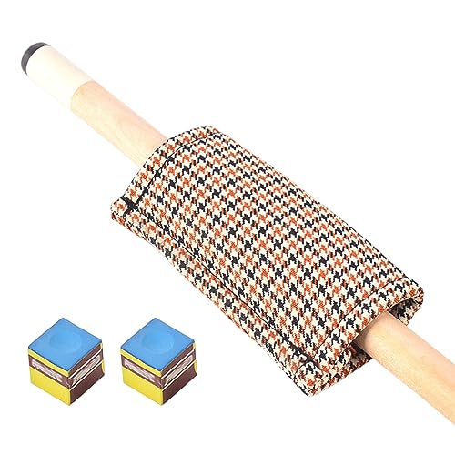 WeiLingBo 2Set Wood Billiard Pool Table Brush and Rail Brush Set with Soft Nylon Bristle,Billiard Table Cleaner Brushes with Cleaner Cloth 2 Cue Chalk Cube,Pool Tables Accessorie - Thumbnail 6