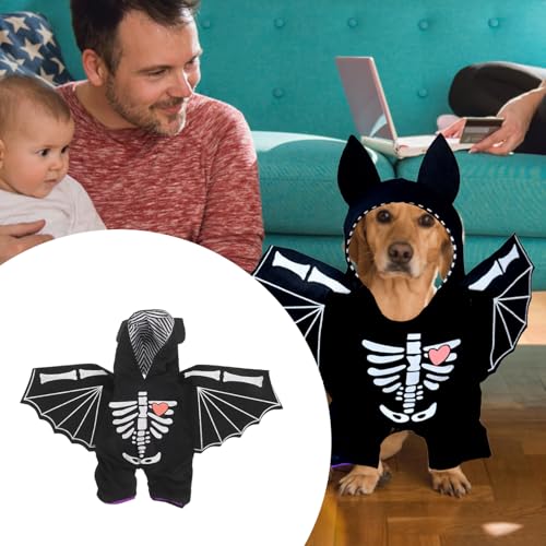 Disfraz de perro estilo murciélago Halloween DOITOOL miniatura 5