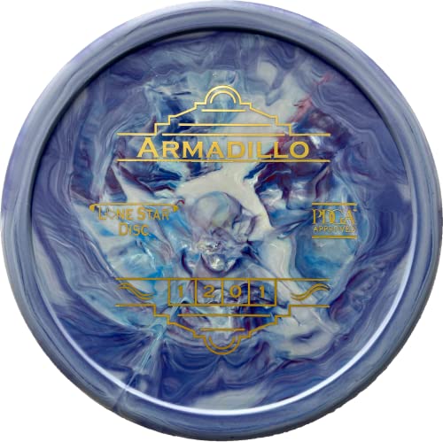 Lone Star Disc Victor 2 Armadillo | Straight Disc Golf Approach Disc | Artist Stamp 170g+ | Floats in Water | Perfect for Short Approach Shots | Colors May Vary