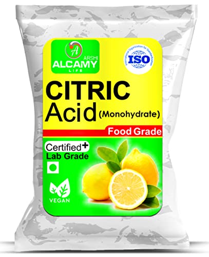 Image of AAAL 100% Pure Citric Acid Crystals 1Kg | Nimbu Sat (Food Grade) | Multiple Purpose Uses For Home and Kitchen | 1 KG