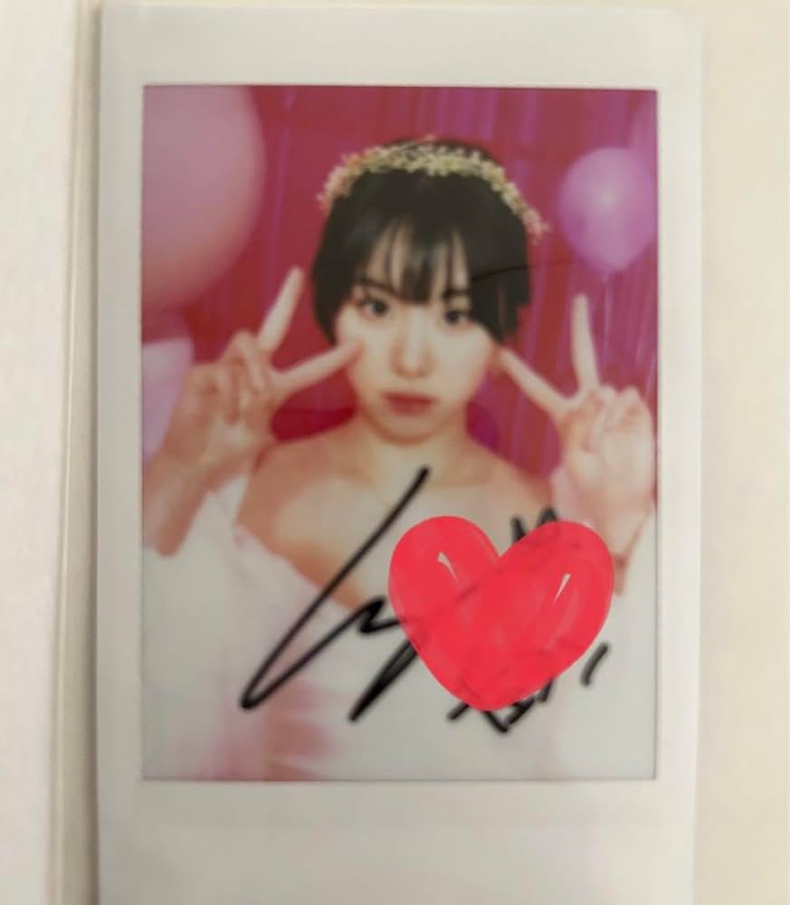 TWICE チェヨン 直筆 サイン チェキ LUX