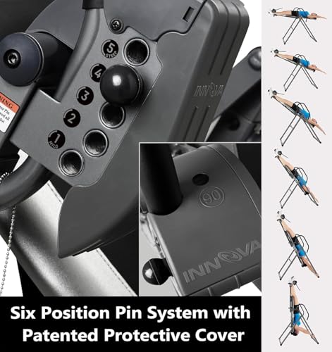Image of Innova ITX9900 Inversion Table with Air Lumbar Support, Black /Gray