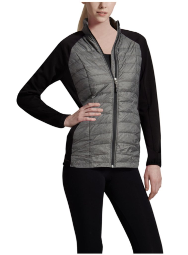 32º DEGREES32 Degrees Weatherproof¨ Ladies' Quilt Fill Softshell (Medium, Gray)
