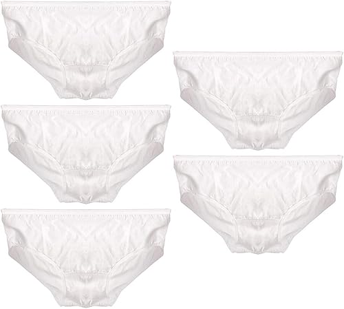 Miniatura 1 de Healifty Ropa interior desechable de algodón para hospital, viajes, emergencia, mujeres, maternidad, bragas, caja empaquetada, M, Colores surtidos