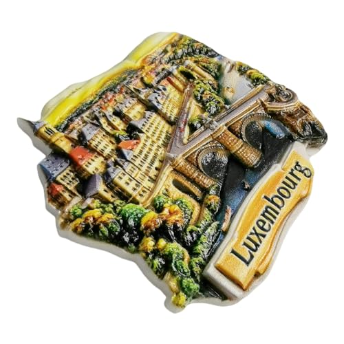 Imán Decorativo para Refrigerador Tema Luxemburg miniatura 3