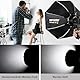 Bowens Mount Softbox 60cm LAPGOOD FS60 Softboxen, Quick Release Faltbare Softbox mit Honeycomb Gitter, S-Typ Blitzhalterung, Bowens Mount und Tragbartasche, Soft Box für Studio Photography Video Blitz