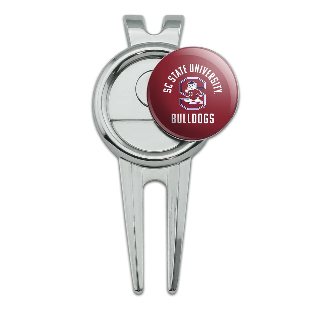 GRAPHICS & MORE South Carolina State Bulldogs Golf Divot Repair Tool and Ball Marker