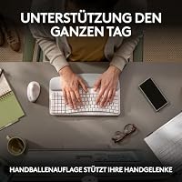 Logitech Wave Keys kabellose ergonomische Tastatur (Weiß) – Ansicht 4