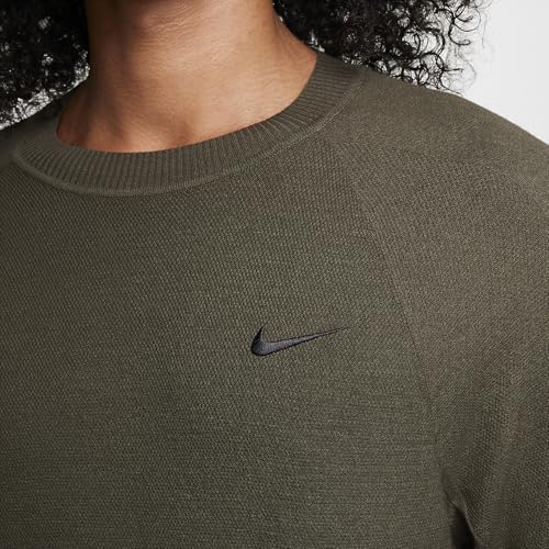 Nike Tour Men's Golf Sweater (FQ8832-325, Cargo Khaki/Black)3