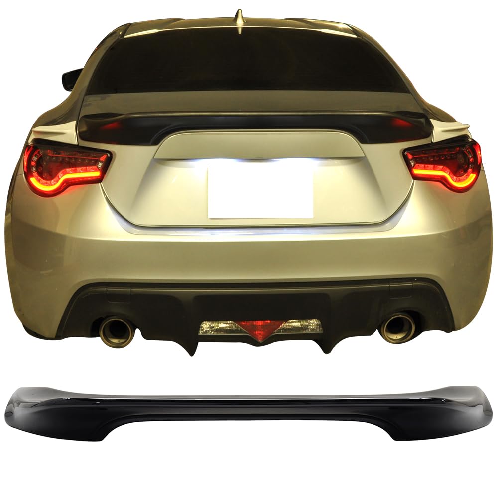 Amazon.com: IKON MOTORSPORTS, Trunk Spoiler Compatible with 2013