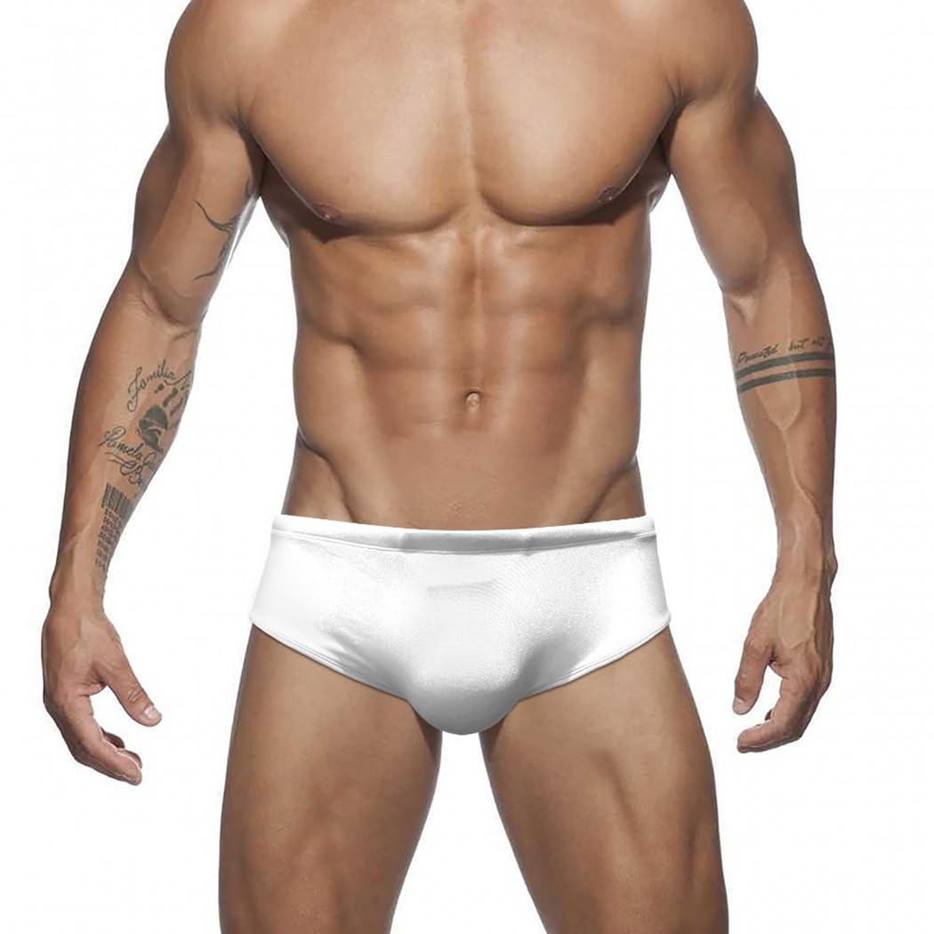 RQPYQF Bañadores Slip Hombre Bañador de Natación Slip Pantalones Cortos de Natación Slips Traje de Surf de Baño para Playa Piscina Secado Rápido Tamaño M-2XL YK2417