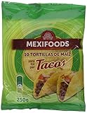 menu de comida internacional en ingles País de origen: España Mexifoods Tortillas de Maíz para Tacos - 250 gr