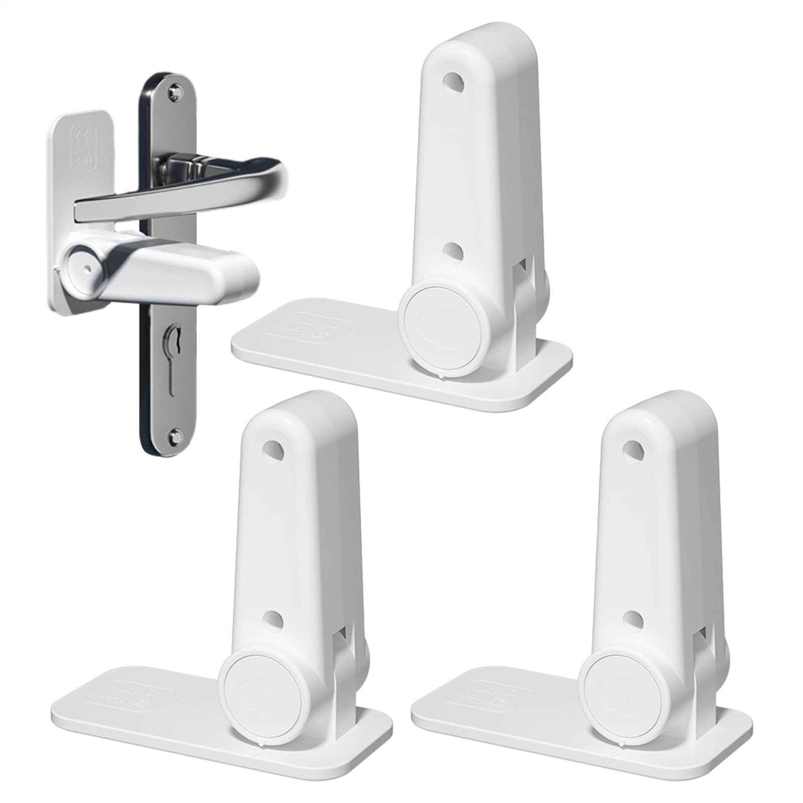 Door Lever Lock | Safety Latch - Lever Lock | for Bedroom Front Entry Bathroom Inside Closet Home Pantry House Apartment