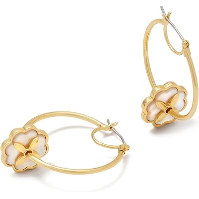 Серьги Kate Spade New York Heritage Bloom Hoops